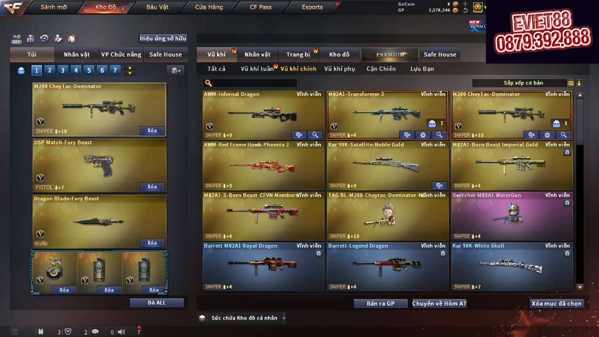 shop acc cf uy tin gia re